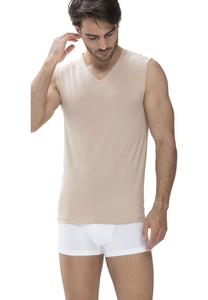 Майка без рукавов, однотонная, мужская mey, цвет Light Beige