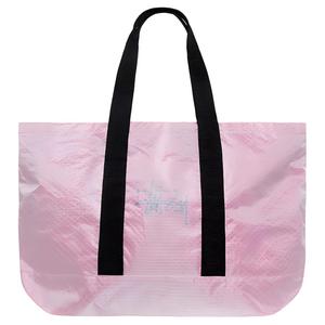 Переработанная Наутическая Ткань с Нейлоном Одноплечевая Сумка Очень Большая Женская Ярко-Розовая Stussy