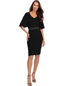 Платье до колена Heine, черный