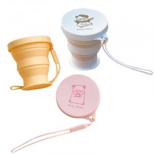 Пластиковые стаканы для воды объемом 200 мл KAWASIMAYA, Lulu Pig Foldable Water Cup 200Ml (3 Colors Set)