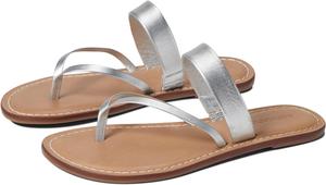 Сандалии Bernardo Leia, цвет Silver Antique Calf