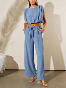 Тканевые брюки Milan Kiss, светло-синий