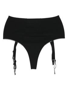 Maison Close стринги с высокой талией, черный