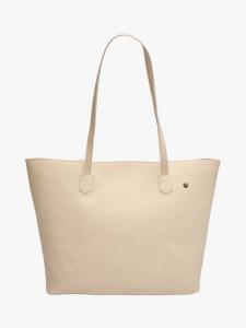 Сумка-тоут из искусственной кожи Hazel с золотой фурнитурой V.GAN, Cream