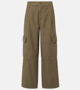 Укороченные хлопковые брюки-карго Jericho Agolde, Fatigue