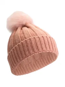 Шапка с помпоном Woolrich Kids, розовый