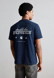 Футболка Marc O'Polo DENIM Print T-shirt, Navy Teal/Dark Blue