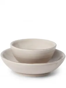 Набор из двух глубоких тарелок, 10 см, Brunello Cucinelli, коричневый