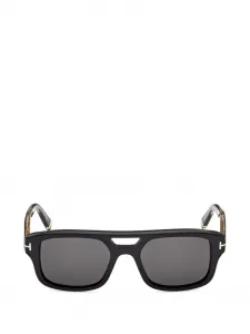 Солнцезащитные очки в квадратной оправе Tom Ford, черный