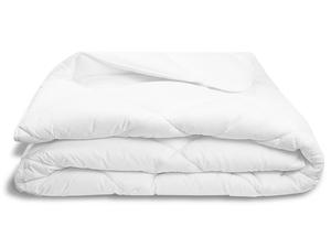 Одеяло, 200x220 см, 50% полиэстер, 50% хлопок, белое Zollner, белый