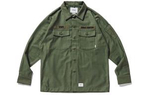 Мужская рубашка WTAPS, зеленый