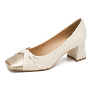 CAOT Женские туфли на высоком каблуке, золотисто-абрикосового и хаки