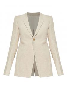 Вельветовый блейзер Рика Оуэнса Rick Owens, нейтральный