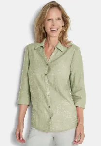 Блузка на пуговицах leichter ausbrennerqualität Goldner, Sage