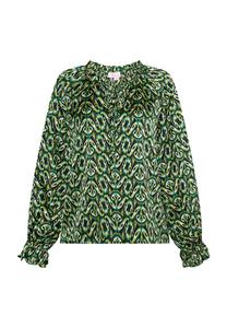 Блуза IZIA, цвет Grün Mehrfarbig