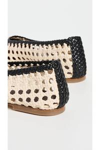 STAUD Женские балетки Nell, белый