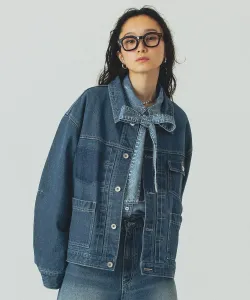 Джинсовая куртка Rose Bud, цвет Ltdindigo
