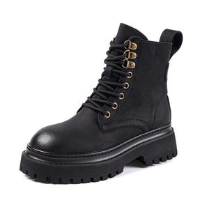 Take the Qin Короткие ботинки мартин 5 см женские black, yellow