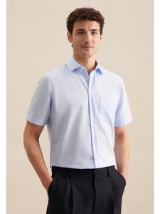 Рубашка Seidensticker, средне-синий