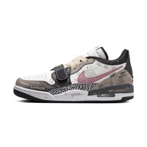 Jordan Легги 312 устойчивые к истиранию низкие винтажные баскетбольные кроссовки unisex black brown