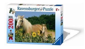 Ravensburger, пазл, XXL, Счастье лошадей, 200 шт.