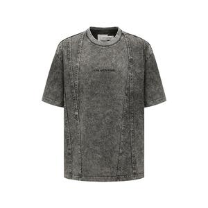 Хлопковая футболка Feng Chen Wang, серый