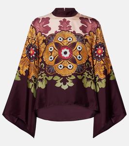 Шелковая блузка Make An Exit из твила La DoubleJ, Bounty Placee