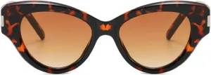 Женские солнцезащитные очки Melrose Fashion Cat Eye в винтажном стиле с защитой от солнца UV400 9803, Leopard