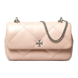 Сумка через плечо Kira Nappa из кожи, мини-кроссбоди женская розовая TORY BURCH