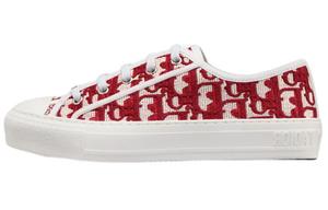 Кроссовки DIOR Women's Walk'N'DIOR Embroidered Cotton Low 'DIOR Oblique - Red'