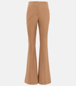 Расклешенные брюки Azariah с высокой талией Veronica Beard, Acorn