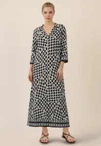 Трикотажное платье Apart, Schwarz-Creme