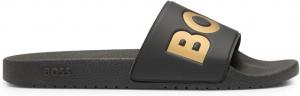 BOSS Aryeh Slid Мужские пляжные сандалии для бассейна, черные