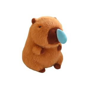 Плюшевая игрушка милая капибара, высота 23см/30см/40см/50см LOGISTAR, Snot-Blowing Capybara
