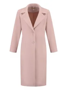 Однобортный тренч Kocca, розовый