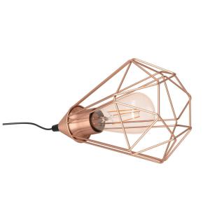 Настольная лампа Eglo, 17,5x26,5 см, черный/медный