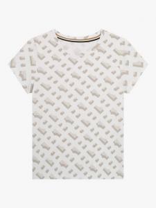 BOSS Kids футболка с коротким рукавом и логотипом Monogram HUGO BOSS, White