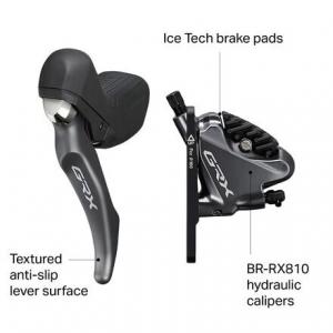 GRX BL-RX810 Тормозной рычаг и суппорт Shimano, черный