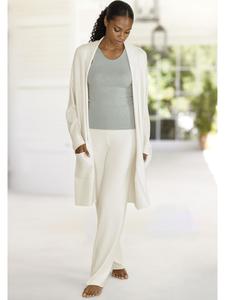 Длинный кардиган кремового цвета LASCANA