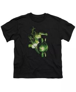 Футболка с коротким рукавом для мальчиков Lantern Light Green Lantern, черный