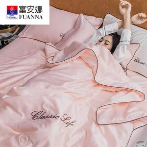 Fuanna Летнее одеяло 150x200 см, Tencel, цвет LO Letter - Light Jade, прохладное и дышащее