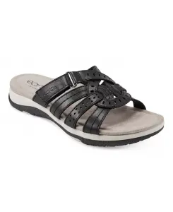 Женские сандалии Sassoni Strappy Slip-On Earth, черный