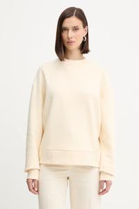 Хлопковая толстовка Patrizia Pepe, бежевый