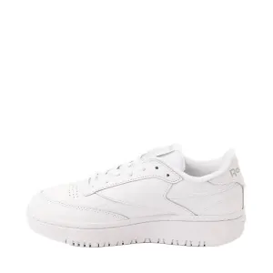 Кроссовки Womens Reebok Club C Double Athletic Shoe, белый/серый