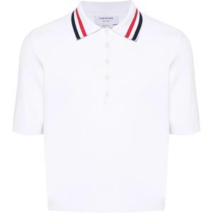 Поло с полосками Rwb THOM BROWNE, белый