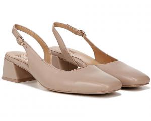 Туфли Naturalizer Jayla Low Heel Slingback Dress Shoes, цвет Warm Fawn Tan Leather