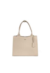 Diamond Vanilla Leather - элегантная женская сумка для ноутбука 14 дюймов, тончайшая кожа, прочная, полностью укомплектованная Socha Business Bags, бежевый