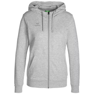 Спортивная толстовка ERIMA Athletic Zip-Up Hoodie, цвет mottled grey