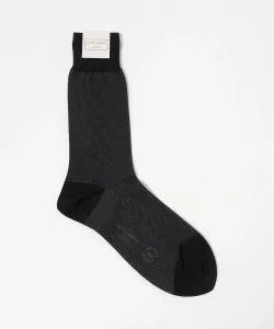 Носки с булавочной головкой United Arrows, цвет Black