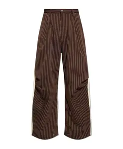 Полосатые брюки Pdf, коричневый